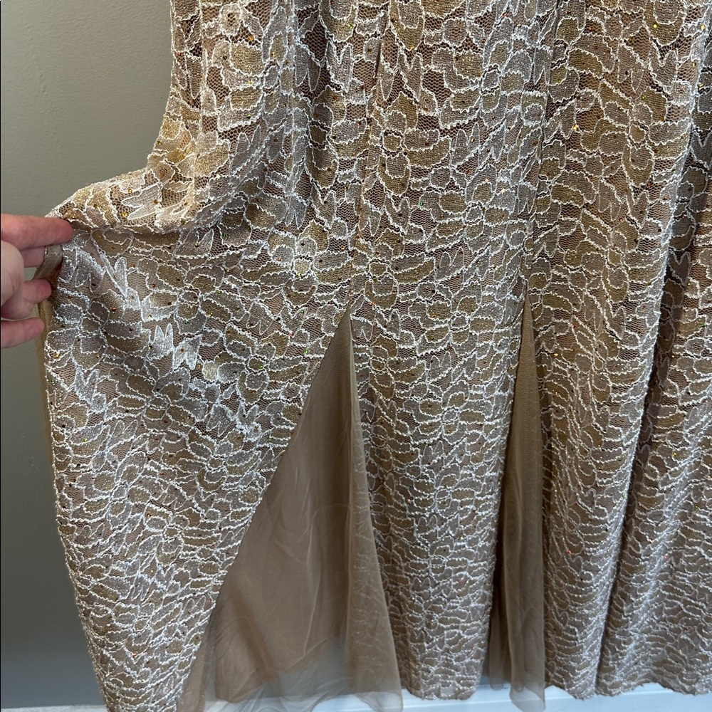NWT Candalite Lace Dress Size 1X Sparkle Sequin - Picture 5 of 14